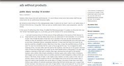 Desktop Screenshot of adswithoutproducts.com